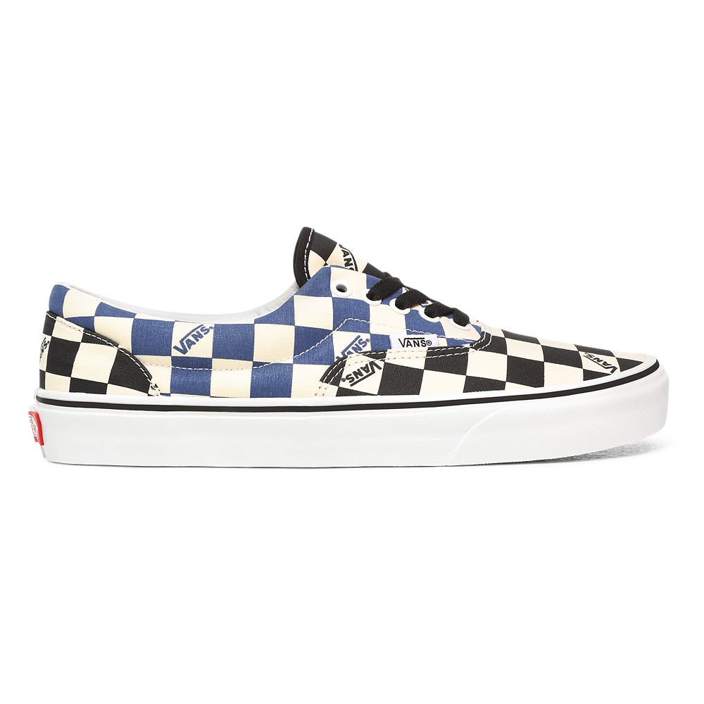 Vans Big Check Era - Erkek Spor Ayakkabı (Siyah Lacivert)